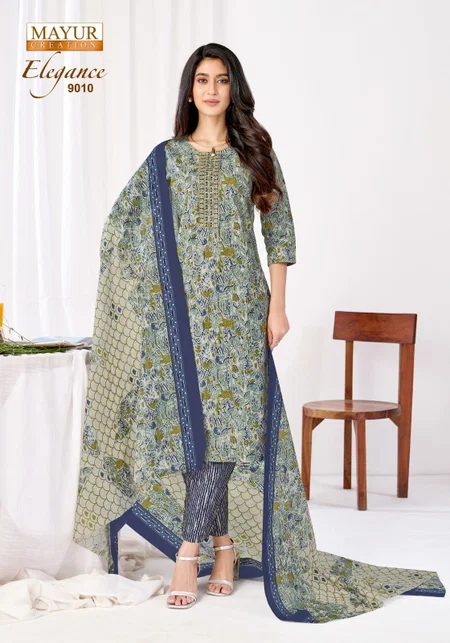 Elegance Vol 9 By Mayur Cotton Kurti With Bottom Dupatta
